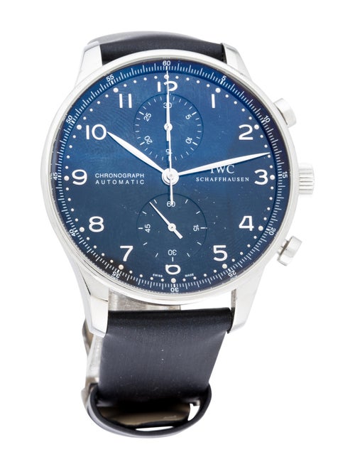 IWC Portugieser Chronograph Watch Black