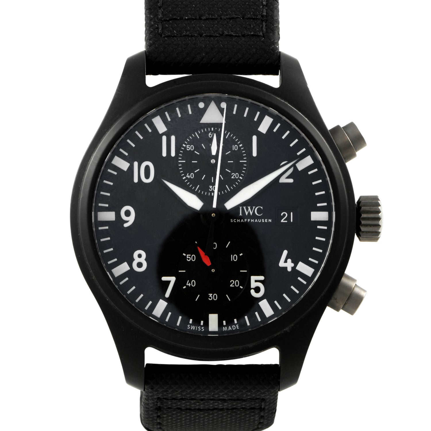IWC Pilot's Chronograph Top Gun Watch