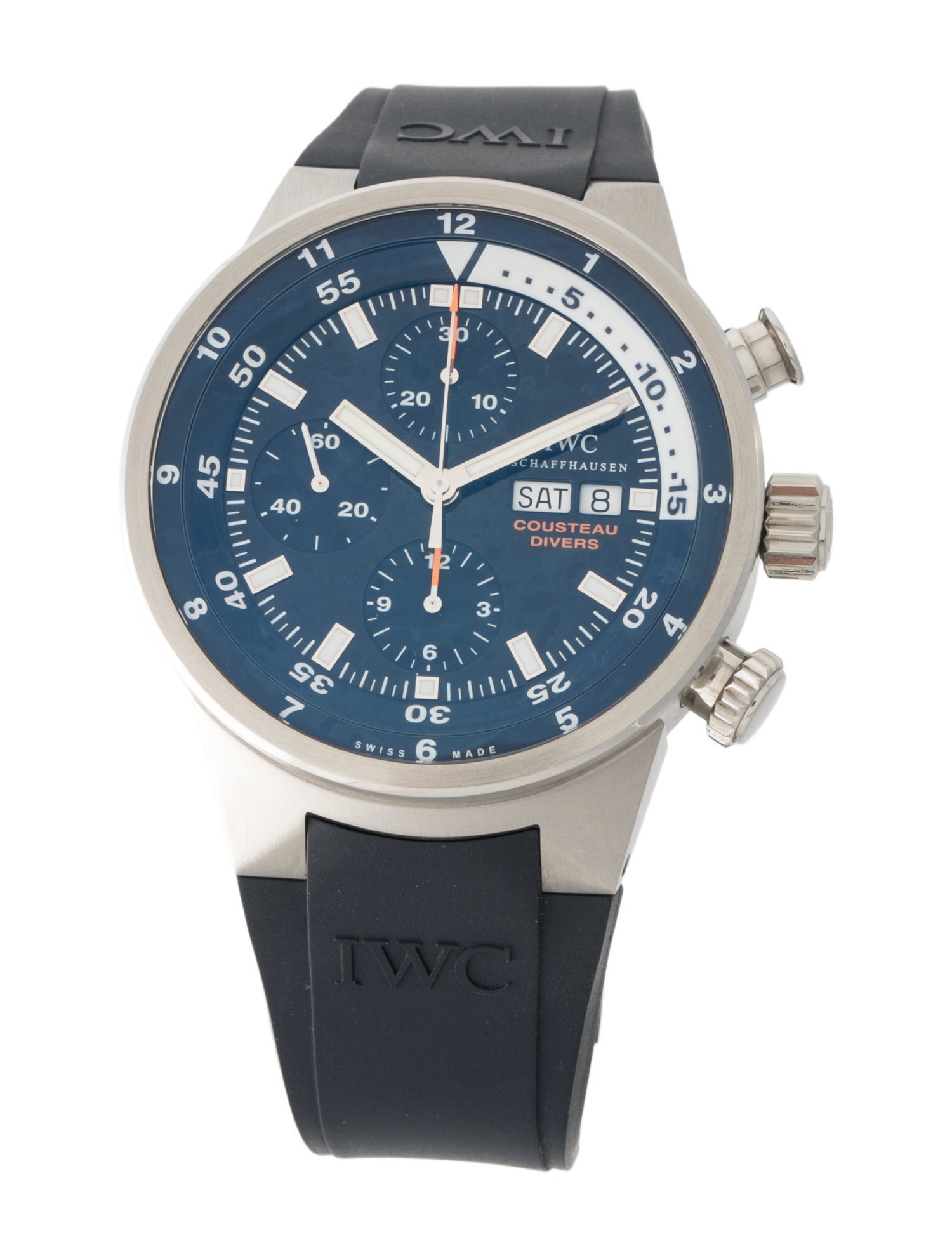 IWC Aquatimer Chronograph Cousteau Divers Calypso Watch
