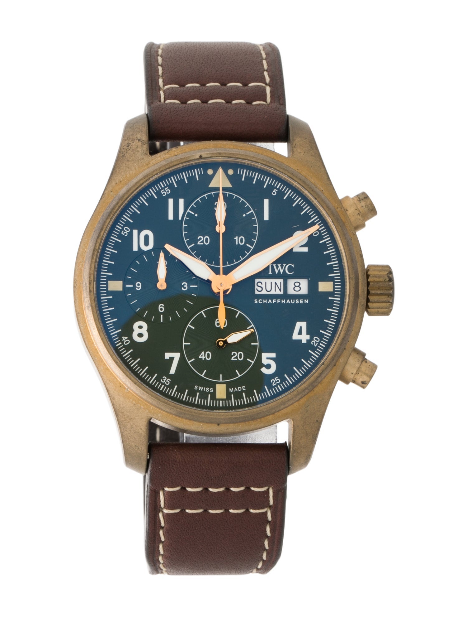 IWC Pilot's Chronograph Bronze Spitfire Watch