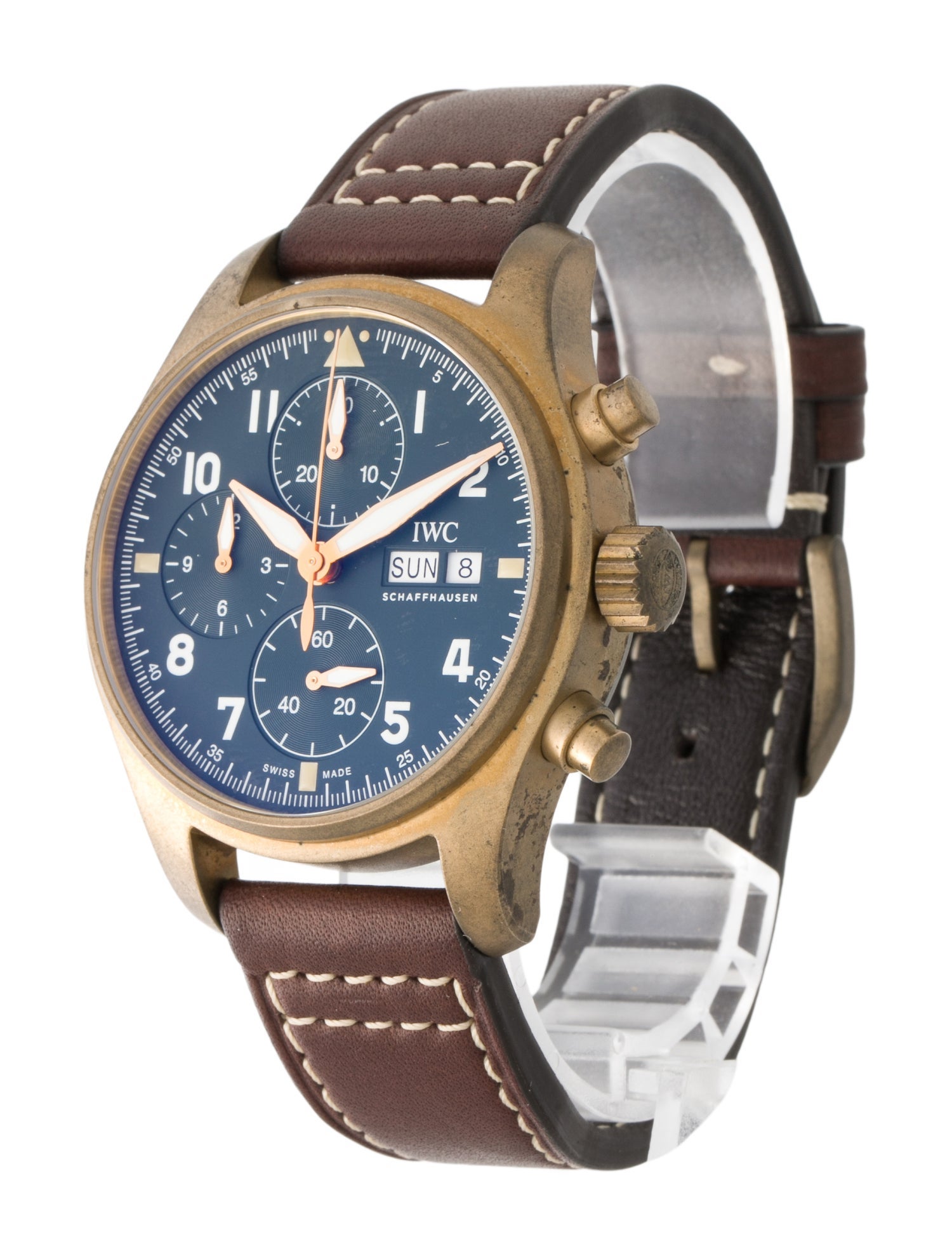 IWC Pilot's Chronograph Bronze Spitfire Watch