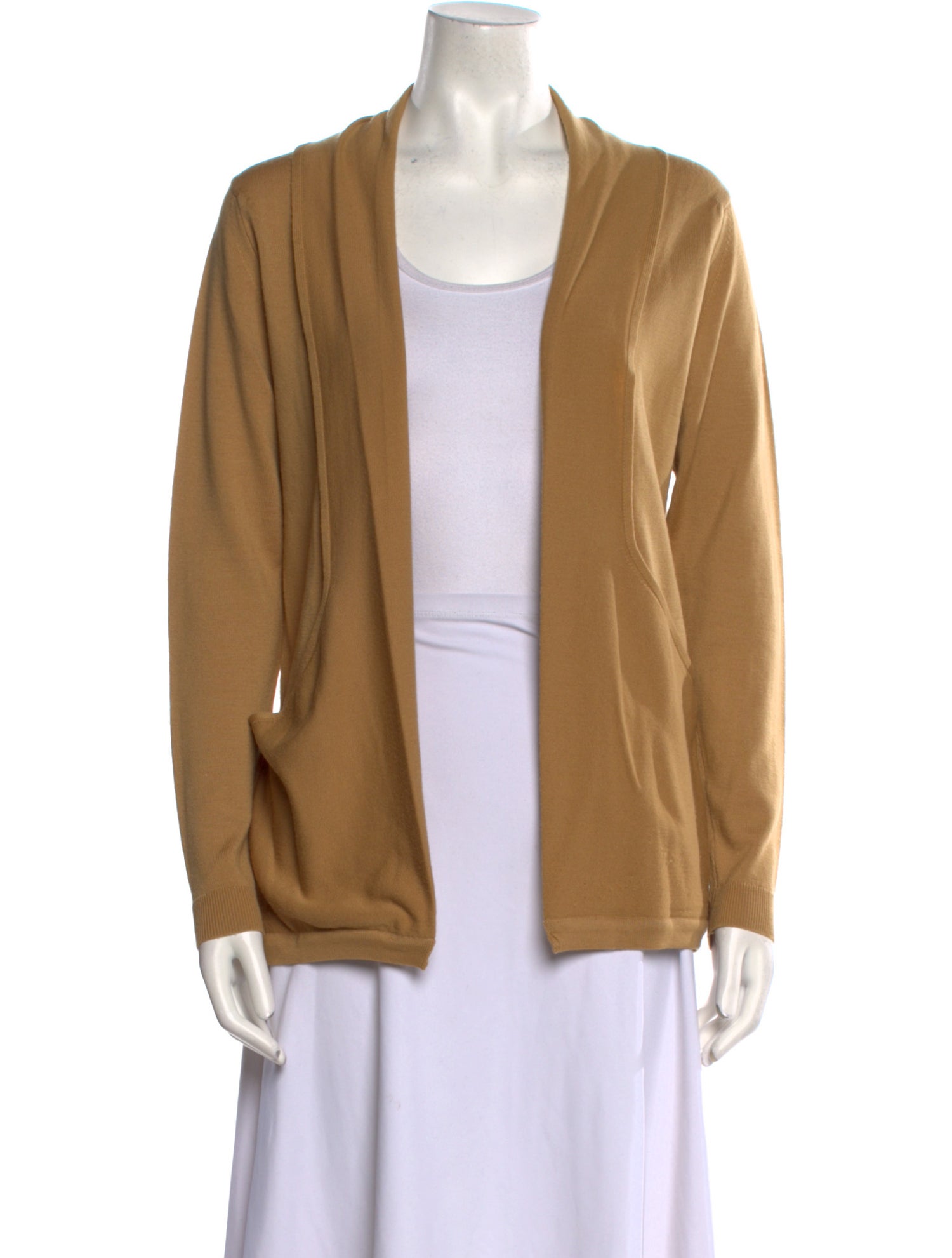 John Smedley Merino Wool Open Front Sweater