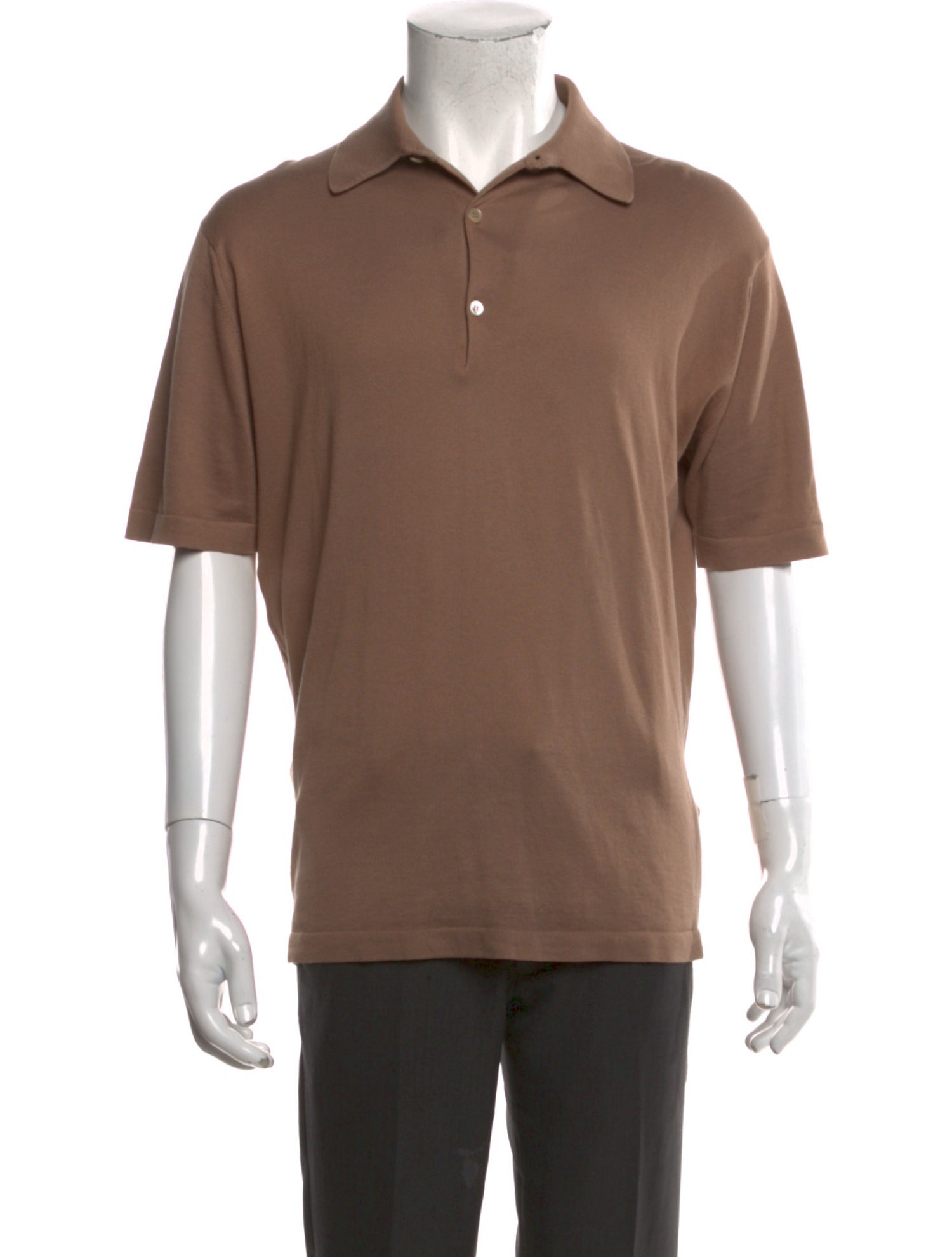 John Smedley Collar Short Sleeve Polo Shirt