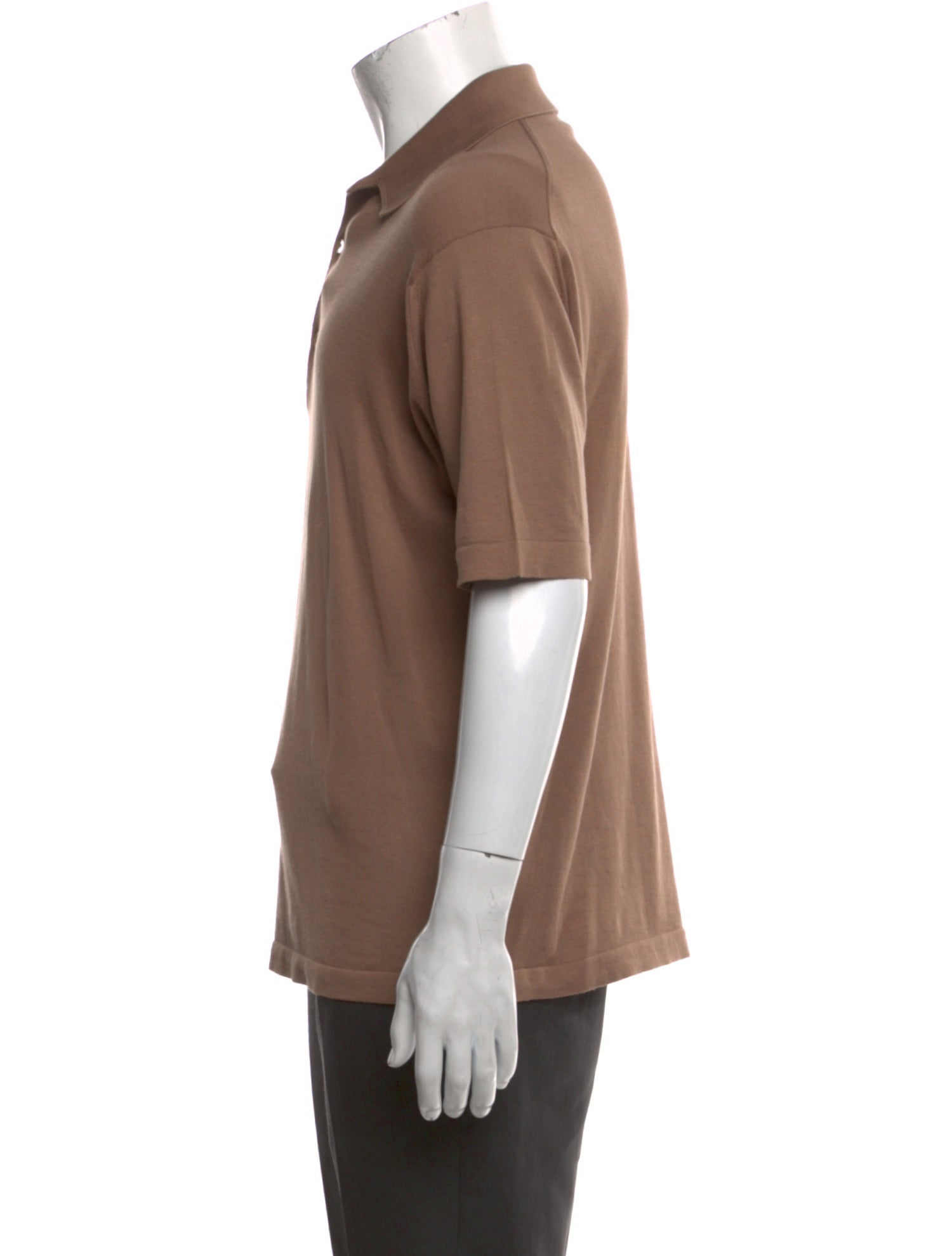 John Smedley Collar Short Sleeve Polo Shirt