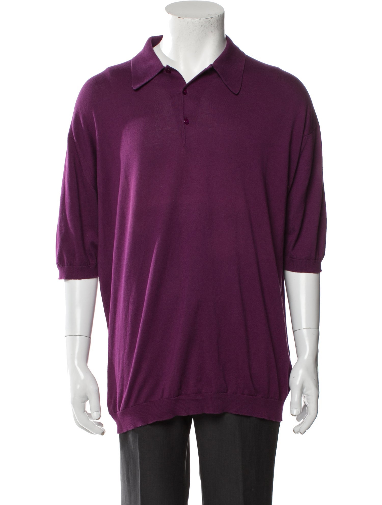 John Smedley Collar Short Sleeve Polo Shirt