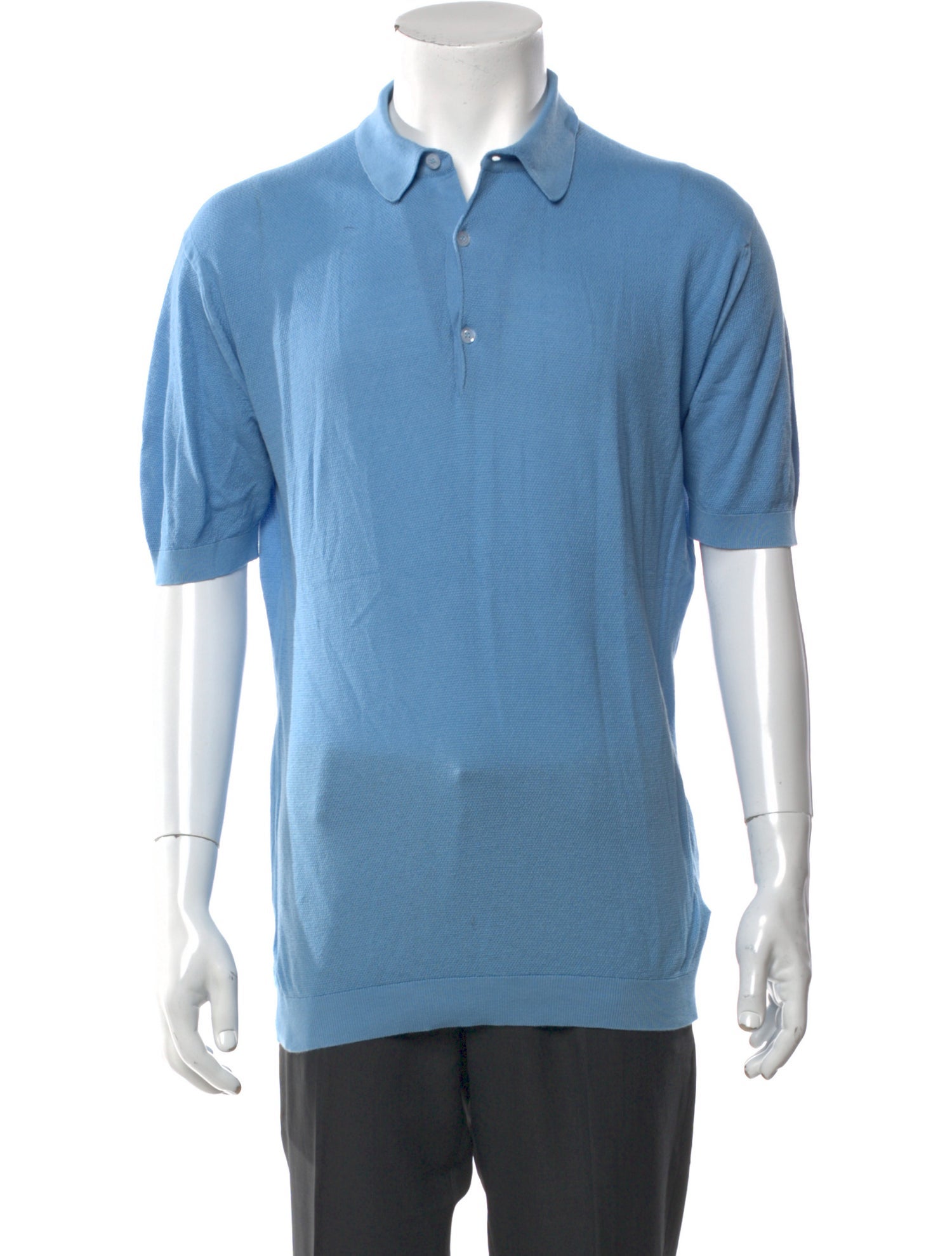 John Smedley Collar Short Sleeve Polo Shirt