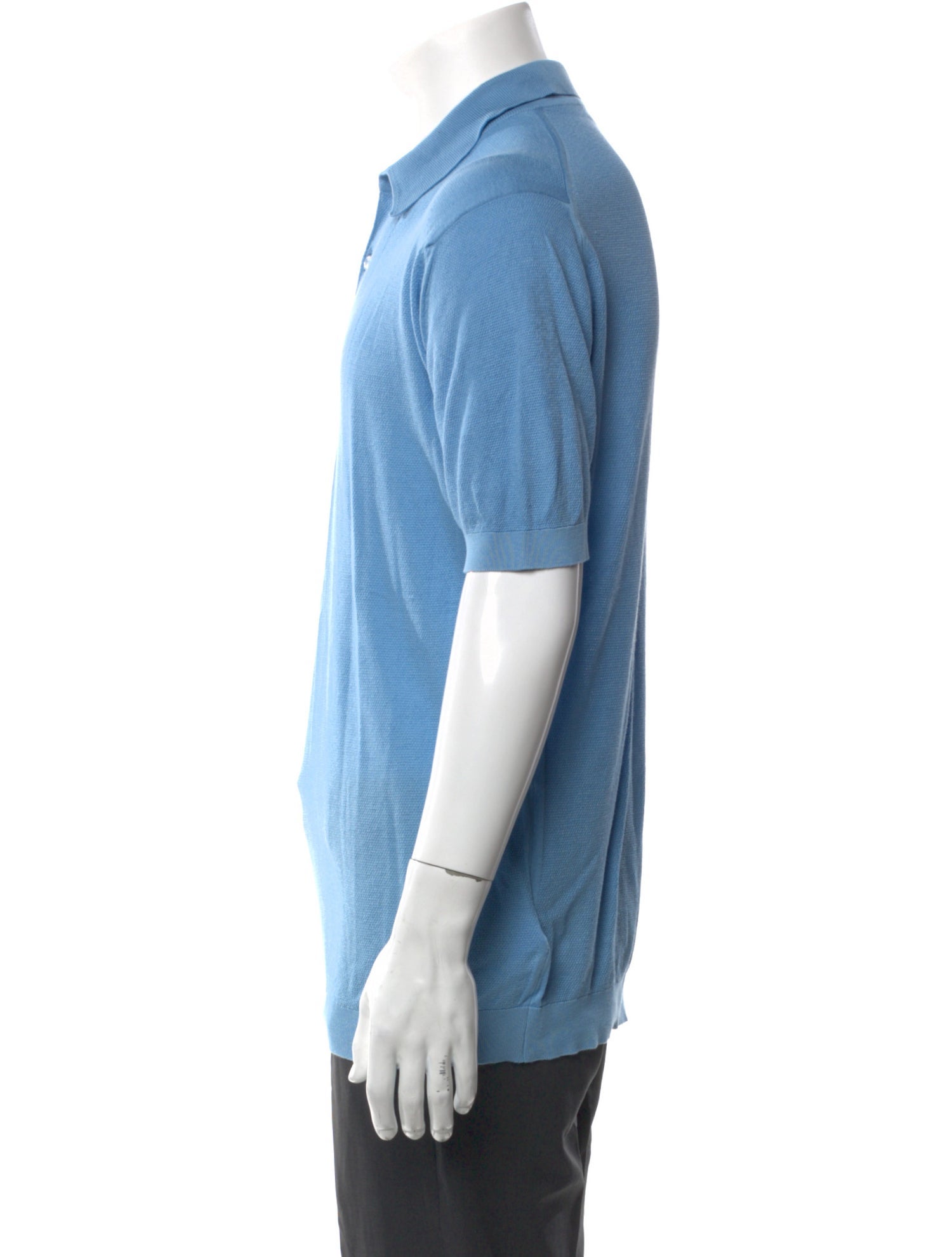 John Smedley Collar Short Sleeve Polo Shirt