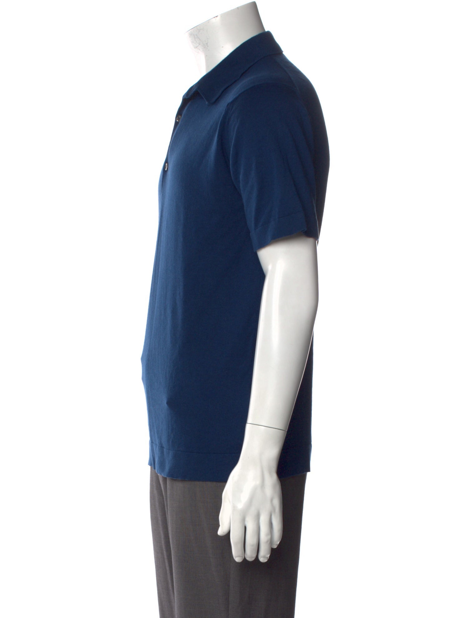 John Smedley Crew Neck Short Sleeve Polo Shirt