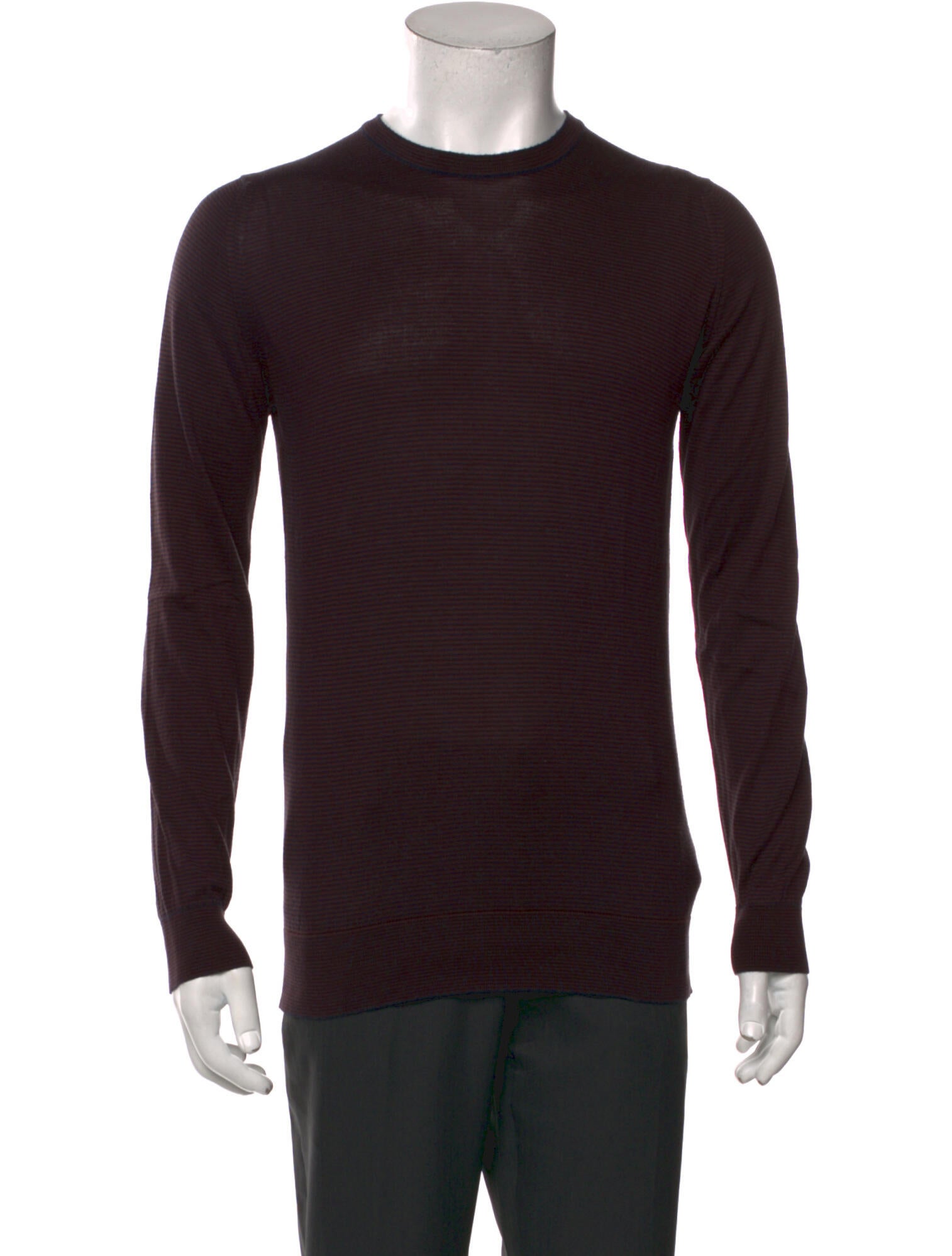 John Smedley Crew Neck Long Sleeve T-Shirt