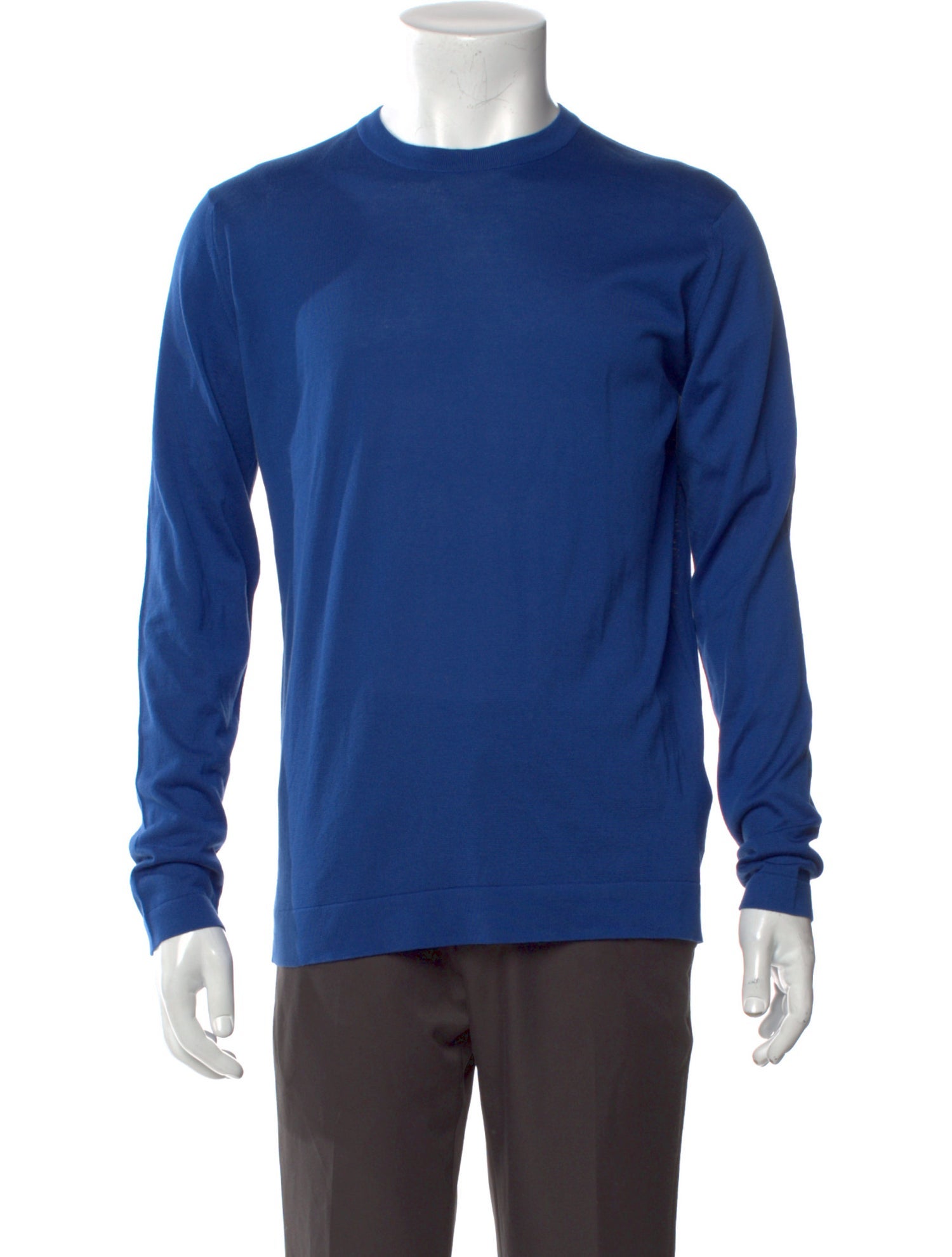 John Smedley Crew Neck Long Sleeve T-Shirt w/ Tags