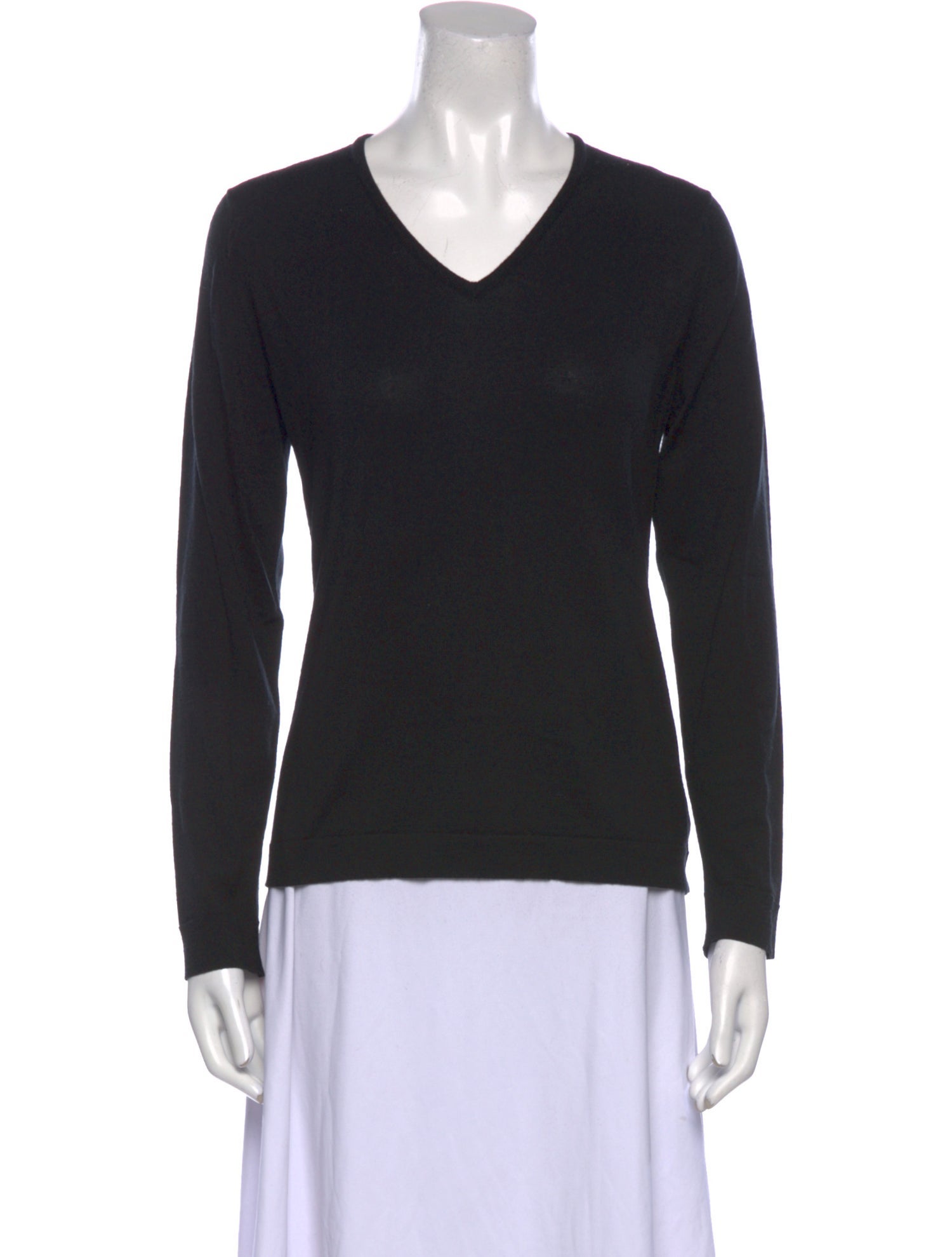 John Smedley Merino Wool V-Neck Sweater