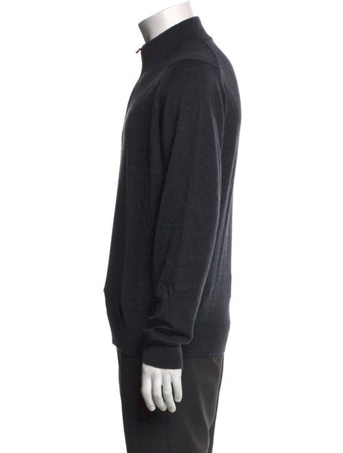 John Smedley Wool Mock Neck Pullover