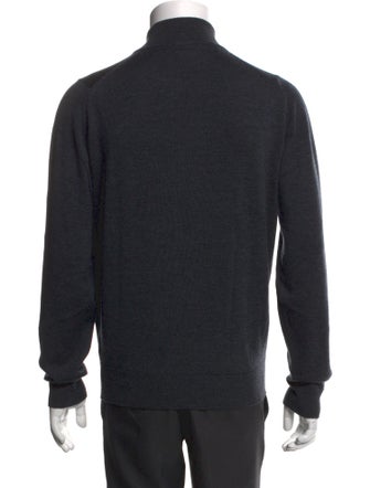 John Smedley Wool Mock Neck Pullover