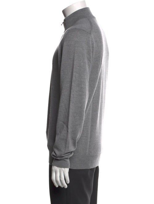 John Smedley Wool Mock Neck Pullover