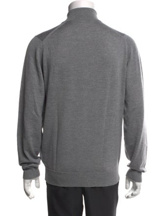 John Smedley Wool Mock Neck Pullover