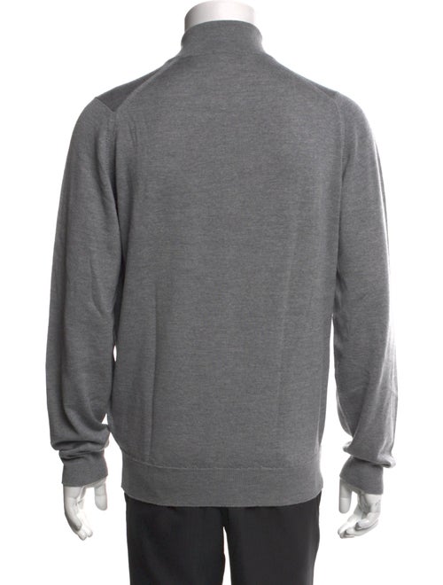 John Smedley Wool Mock Neck Pullover