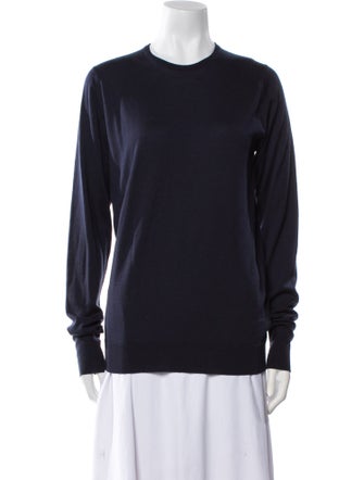 John Smedley Wool Crew Neck Sweatshirt