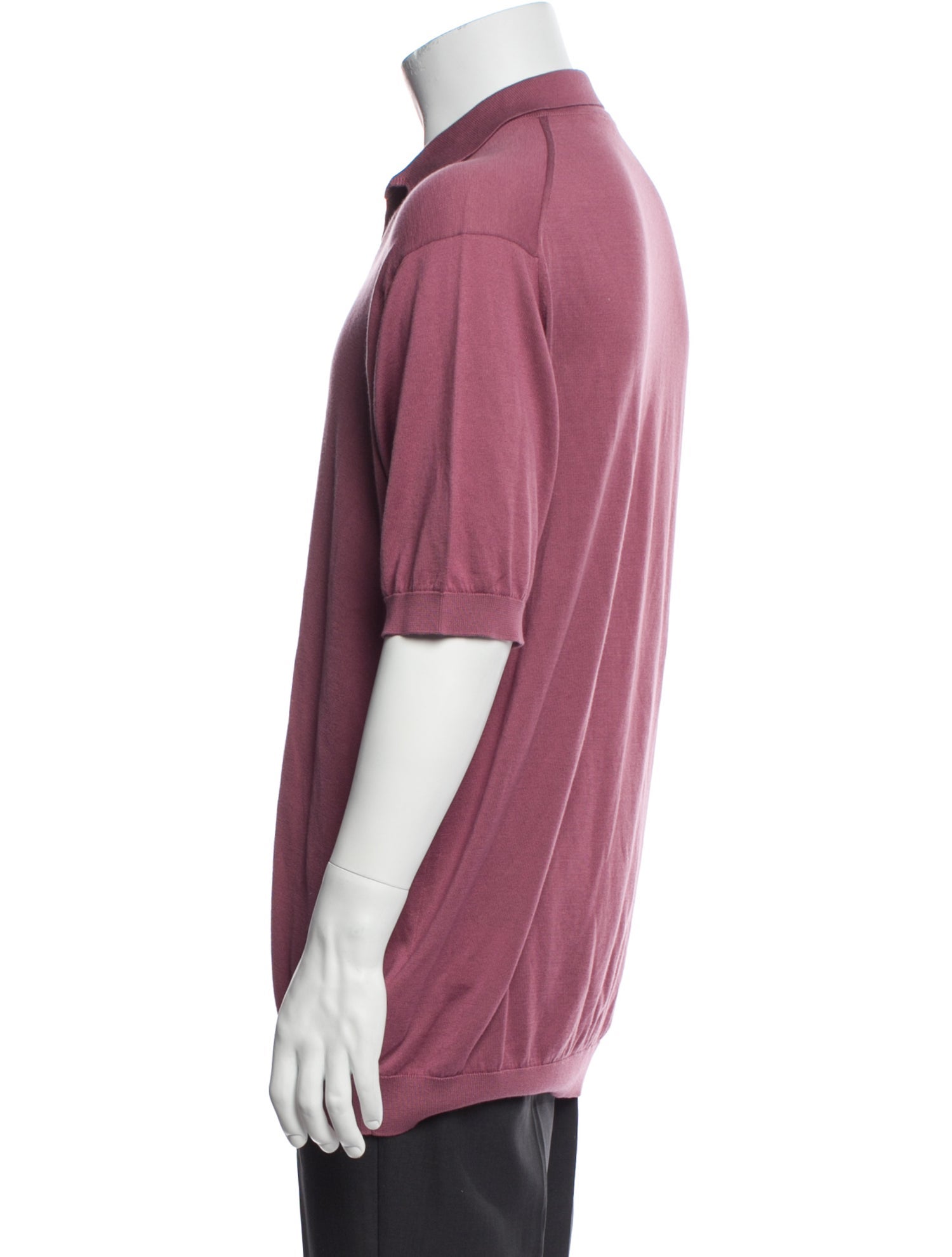 John Smedley Collar Short Sleeve Polo Shirt