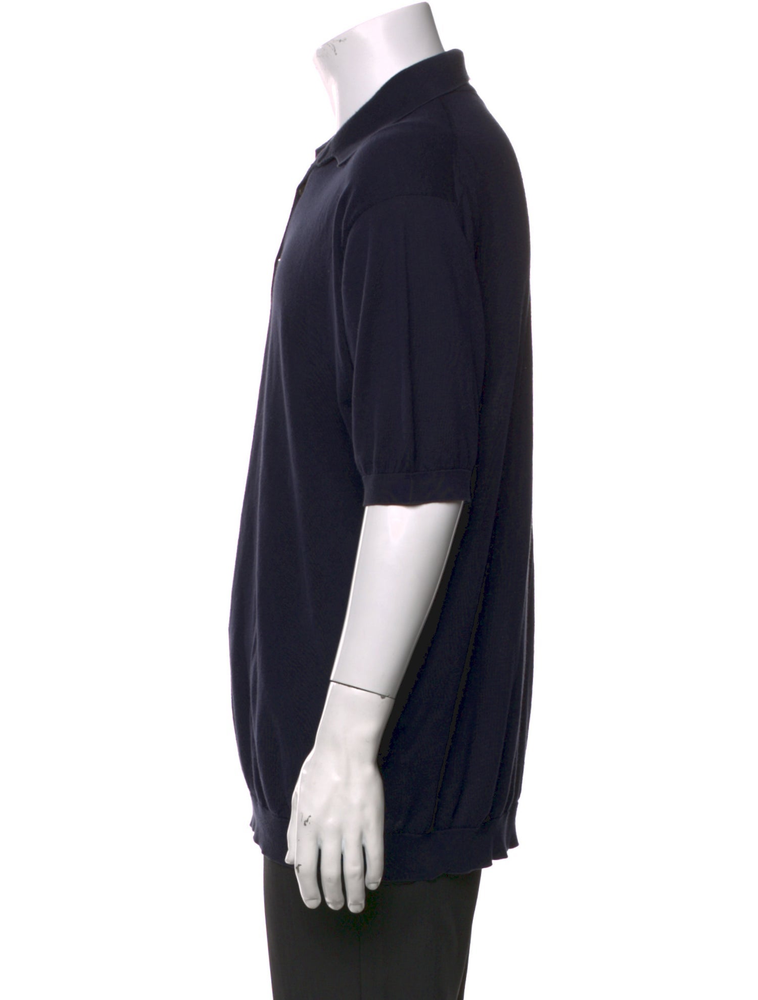 John Smedley Collar Short Sleeve Polo Shirt