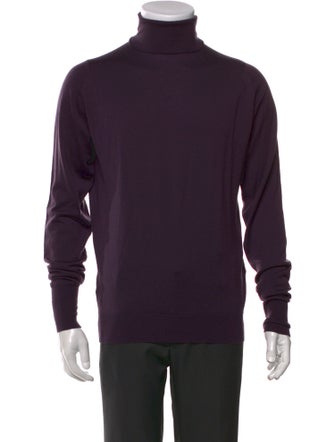 John Smedley Merino Wool Turtleneck Pullover