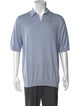 John Smedley V-Neck Short Sleeve Polo Shirt