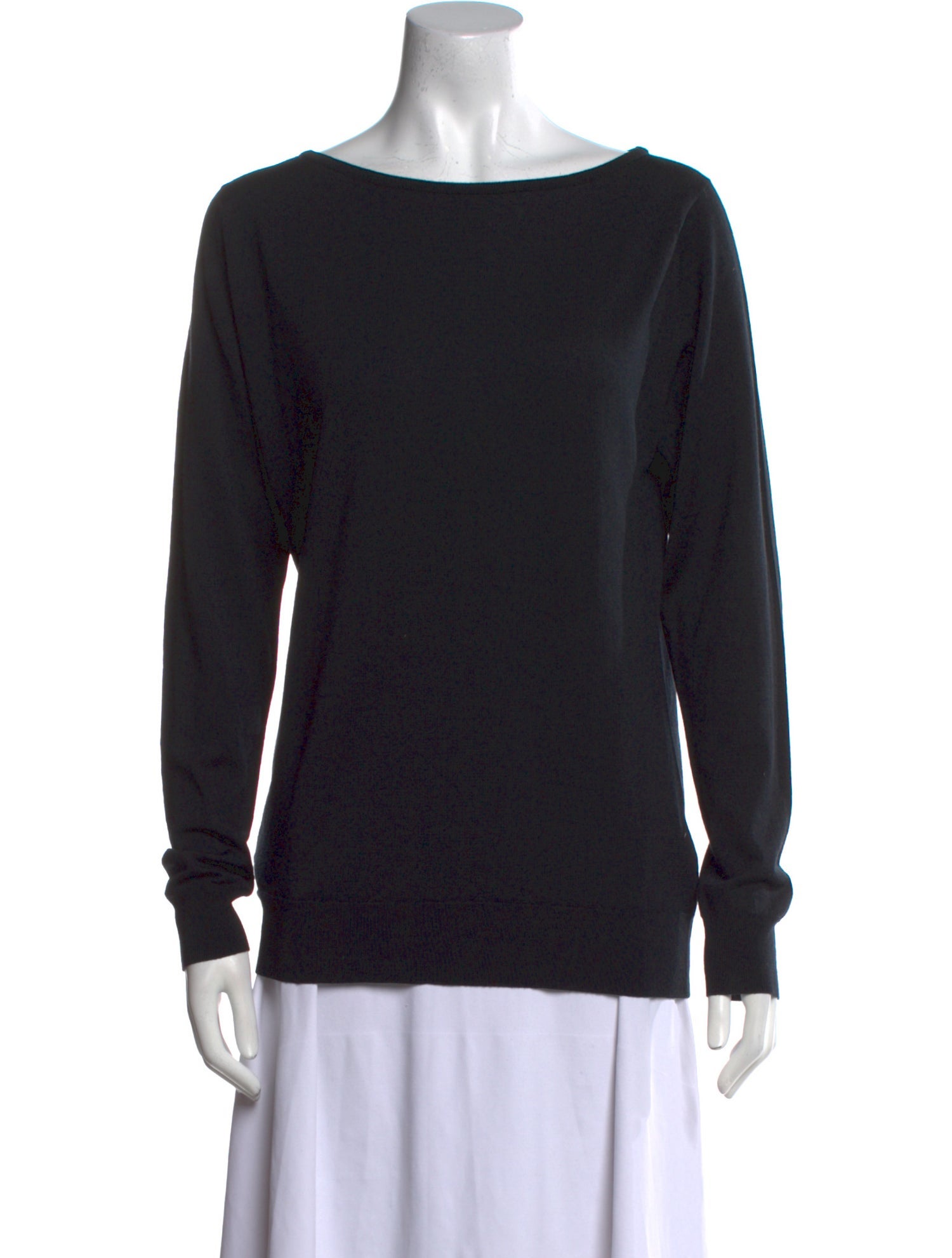 John Smedley Merino Wool Bateau Neckline Sweatshirt w/ Tags