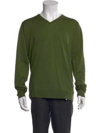John Smedley Wool V-Neck Pullover