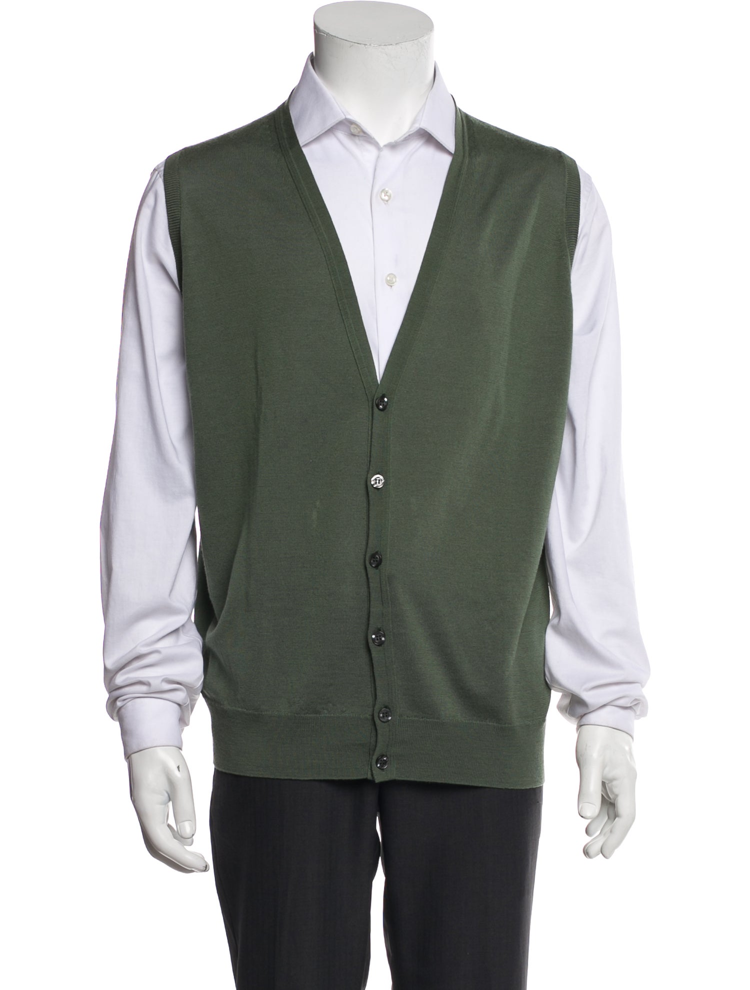John Smedley V-Neck Sleeveless Sweater Vest