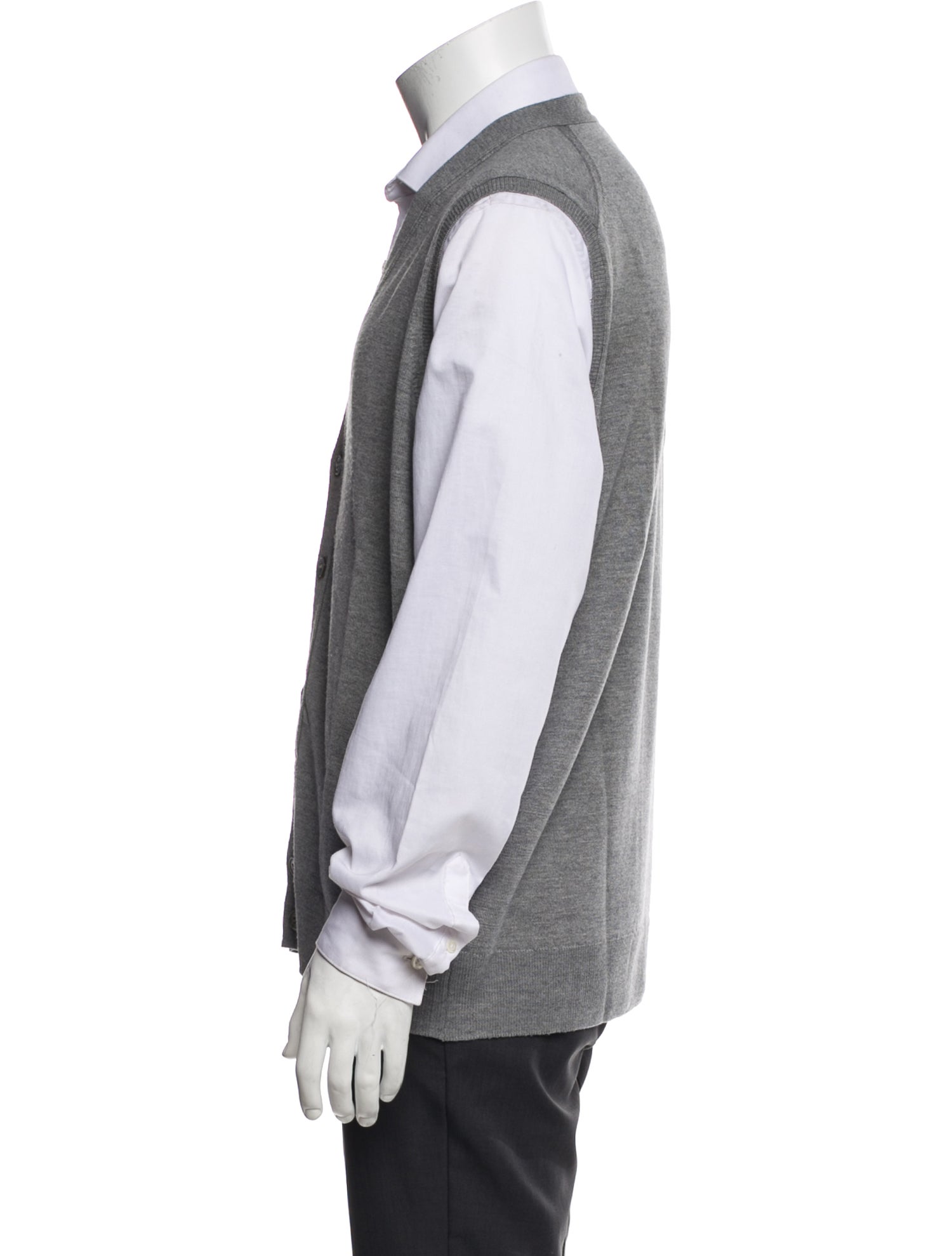 John Smedley Merino Wool V-Neck Sweater Vest