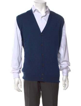 John Smedley V-Neck Sleeveless Sweater Vest
