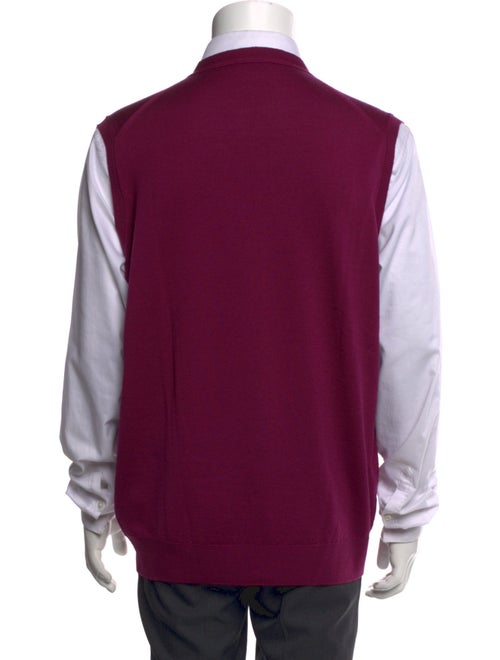 John Smedley Merino Wool V-Neck Sweater Vest