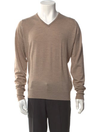 John Smedley Merino Wool V-Neck Pullover
