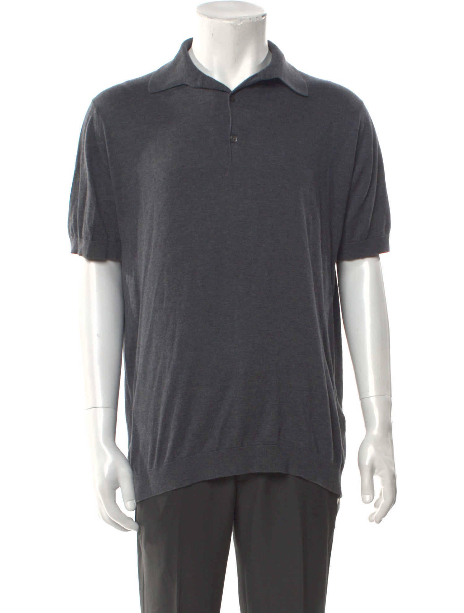John Smedley Collar Short Sleeve Polo Shirt