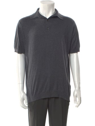 John Smedley Collar Short Sleeve Polo Shirt