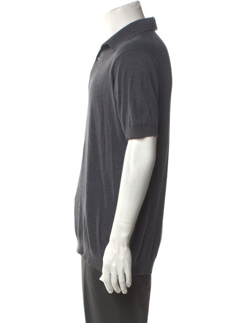 John Smedley Collar Short Sleeve Polo Shirt