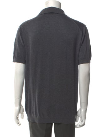 John Smedley Collar Short Sleeve Polo Shirt