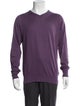 John Smedley V-Neck Long Sleeve Pullover