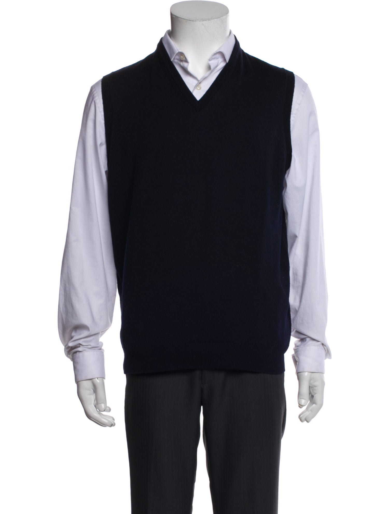 John Smedley Merino Wool V-Neck Sweater Vest