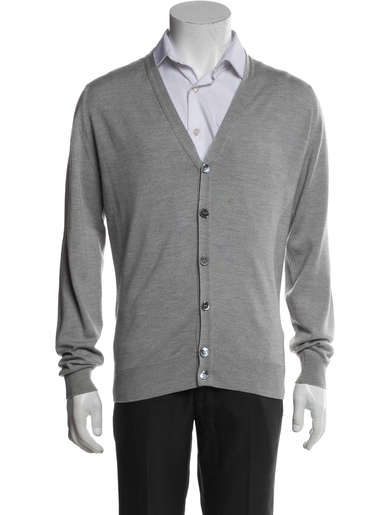 John Smedley Merino Wool V-Neck Cardigan