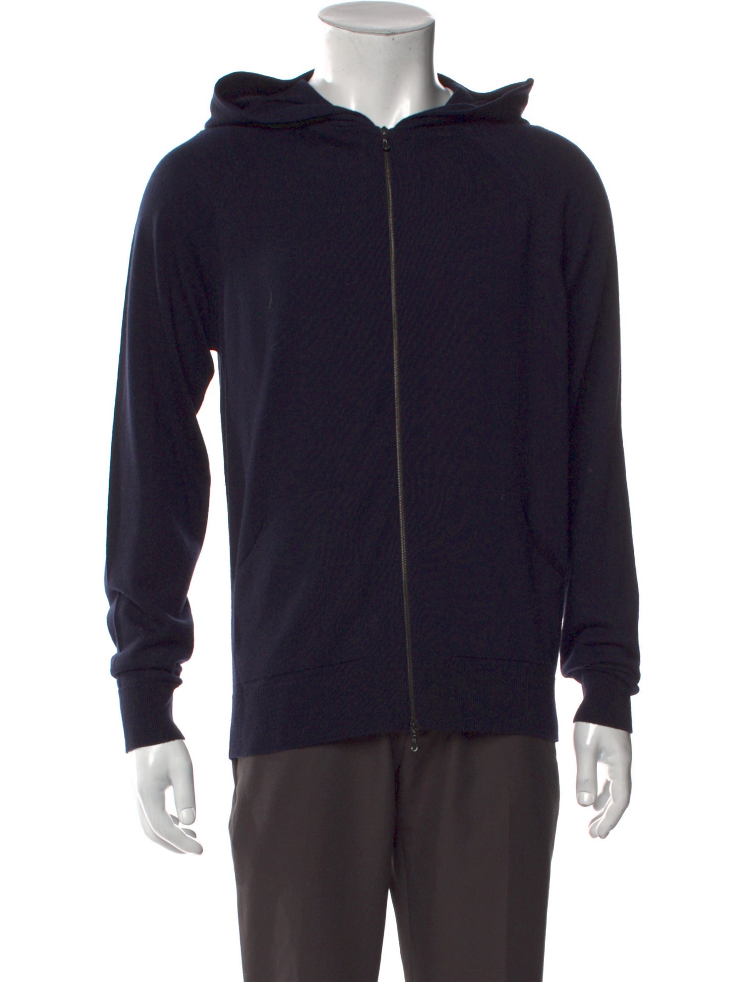 John Smedley Merino Wool Crew Neck Hoodie