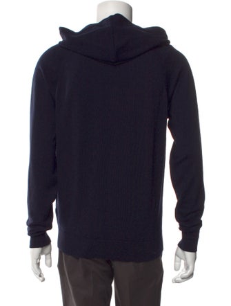 John Smedley Merino Wool Crew Neck Hoodie