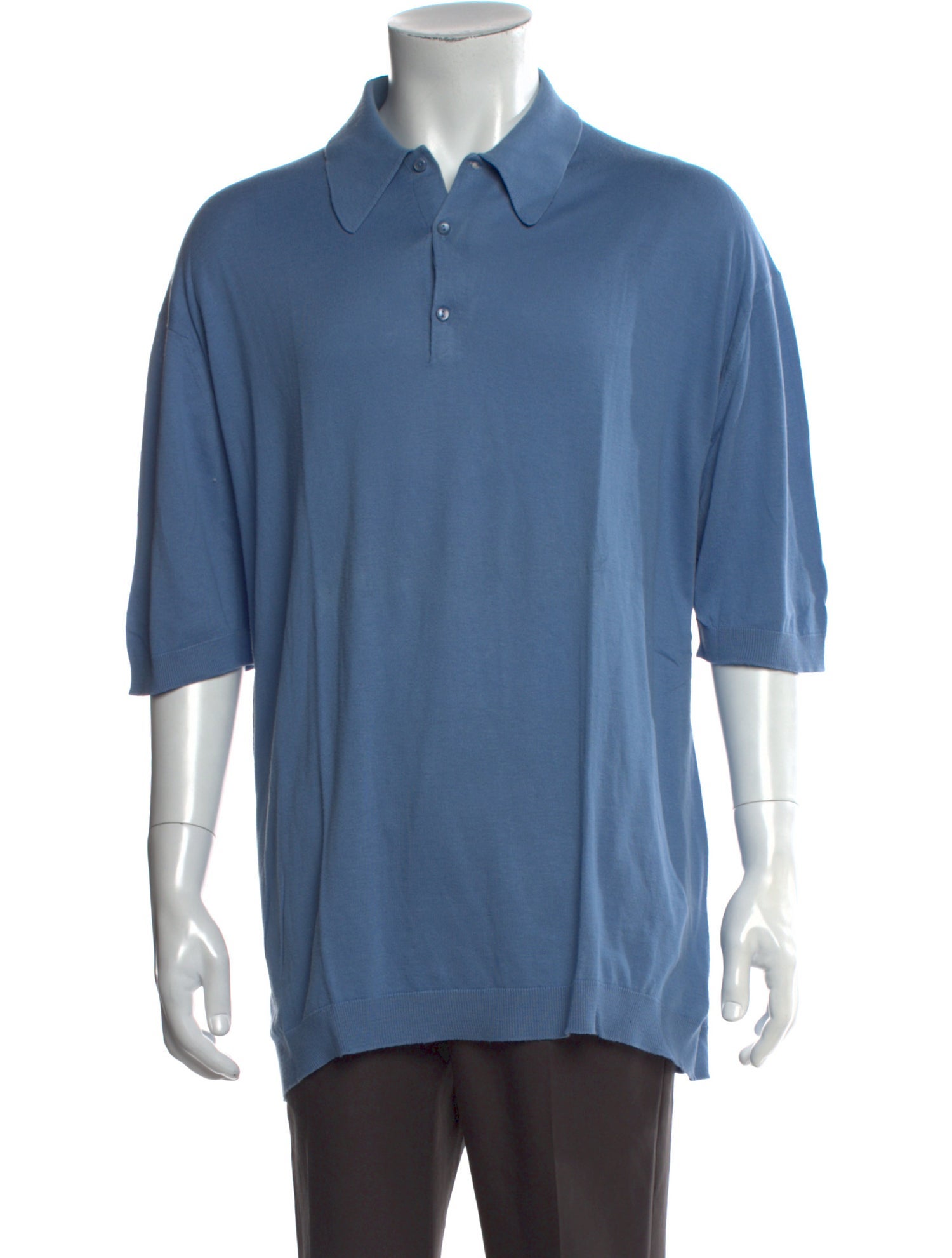 John Smedley Collar Short Sleeve Polo Shirt
