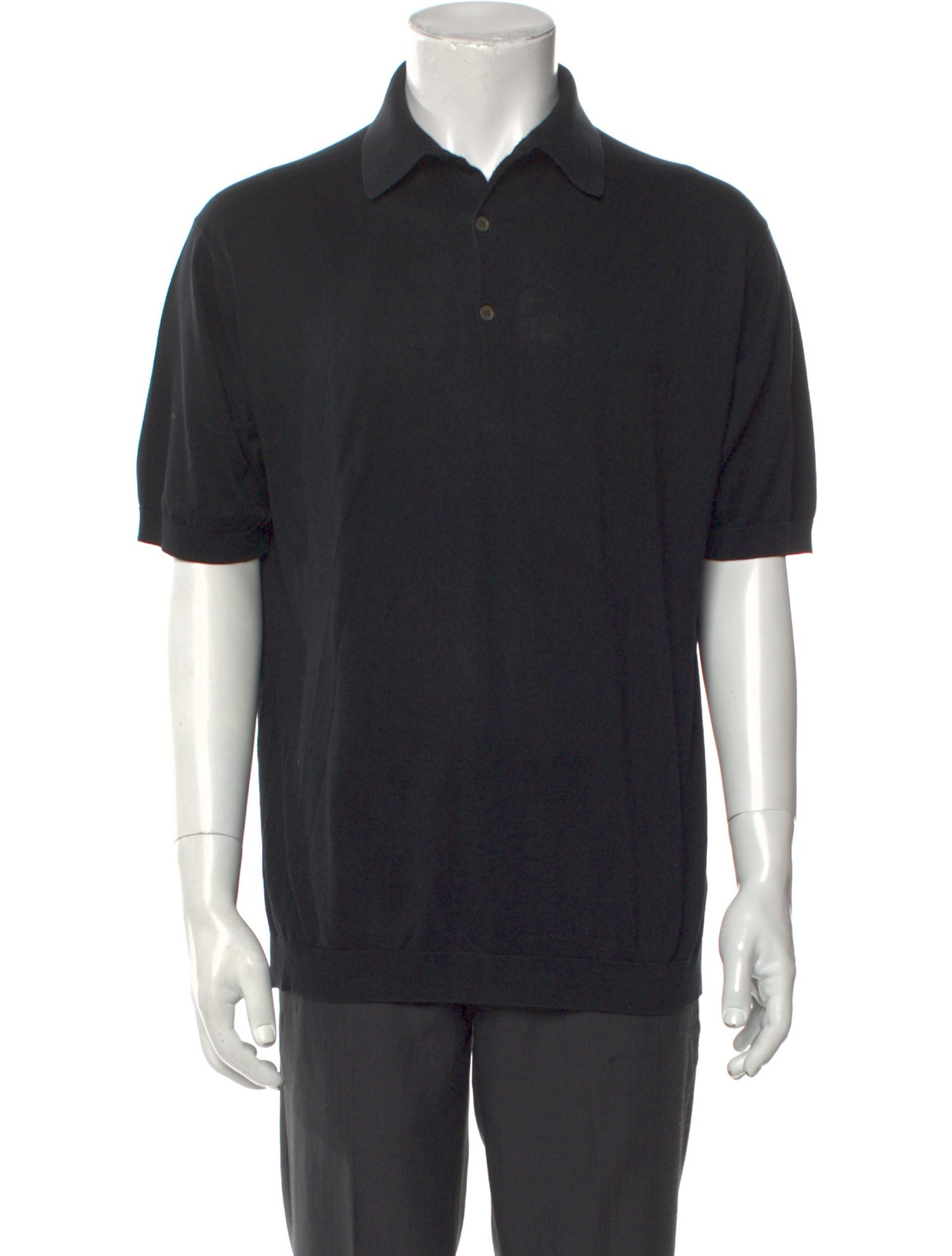 John Smedley Crew Neck Short Sleeve Polo Shirt