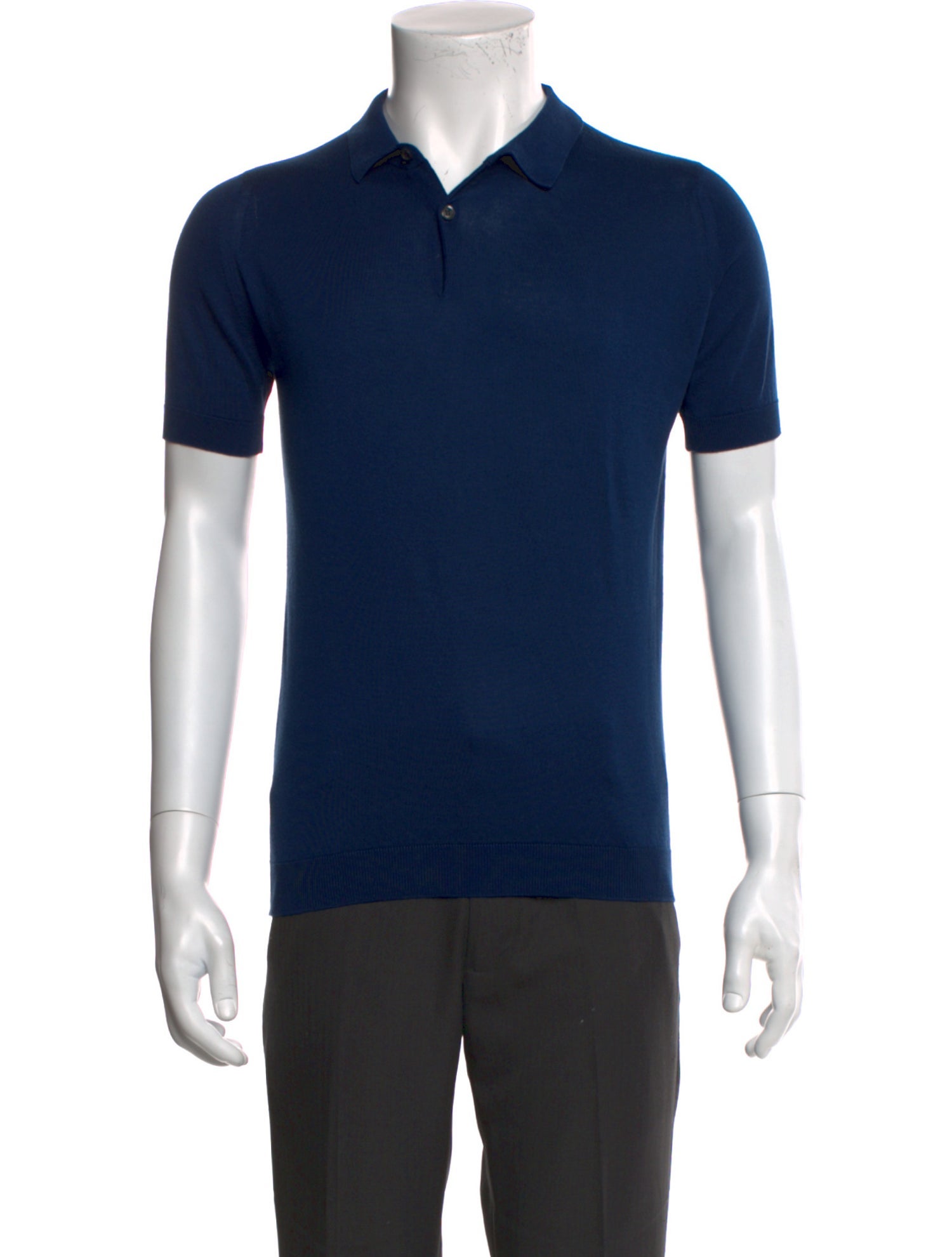 John Smedley Crew Neck Short Sleeve Polo Shirt w/ Tags