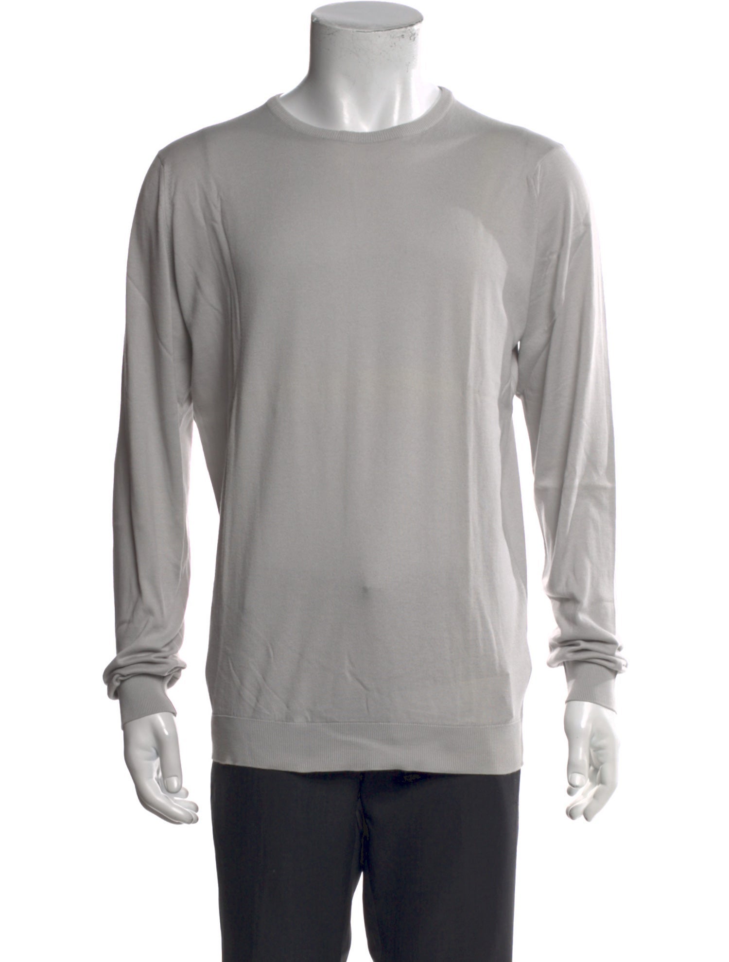 John Smedley Crew Neck Long Sleeve T-Shirt