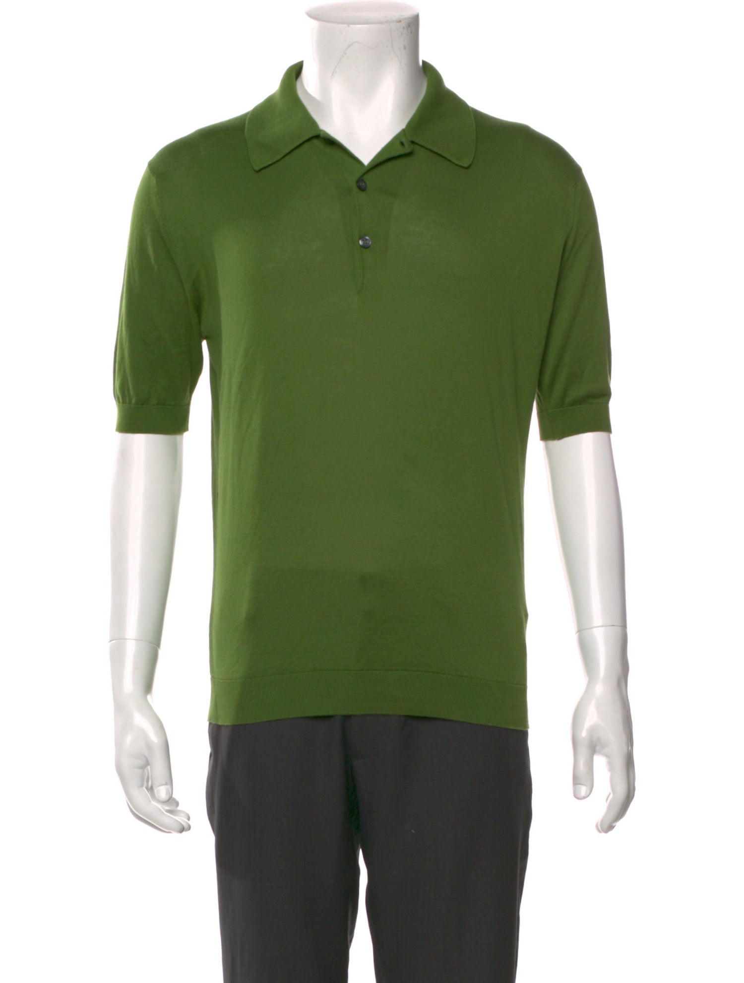 John Smedley Crew Neck Short Sleeve Polo Shirt
