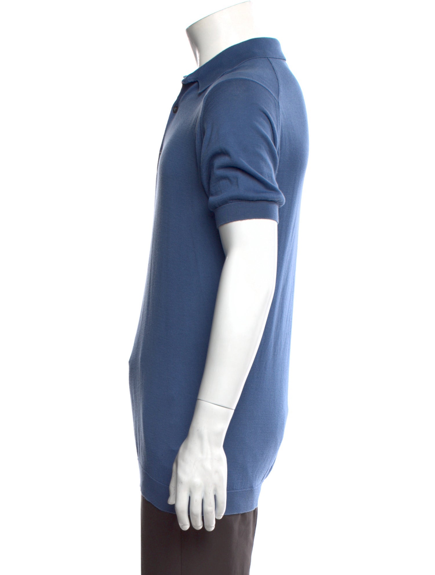 John Smedley Collar Short Sleeve Polo Shirt
