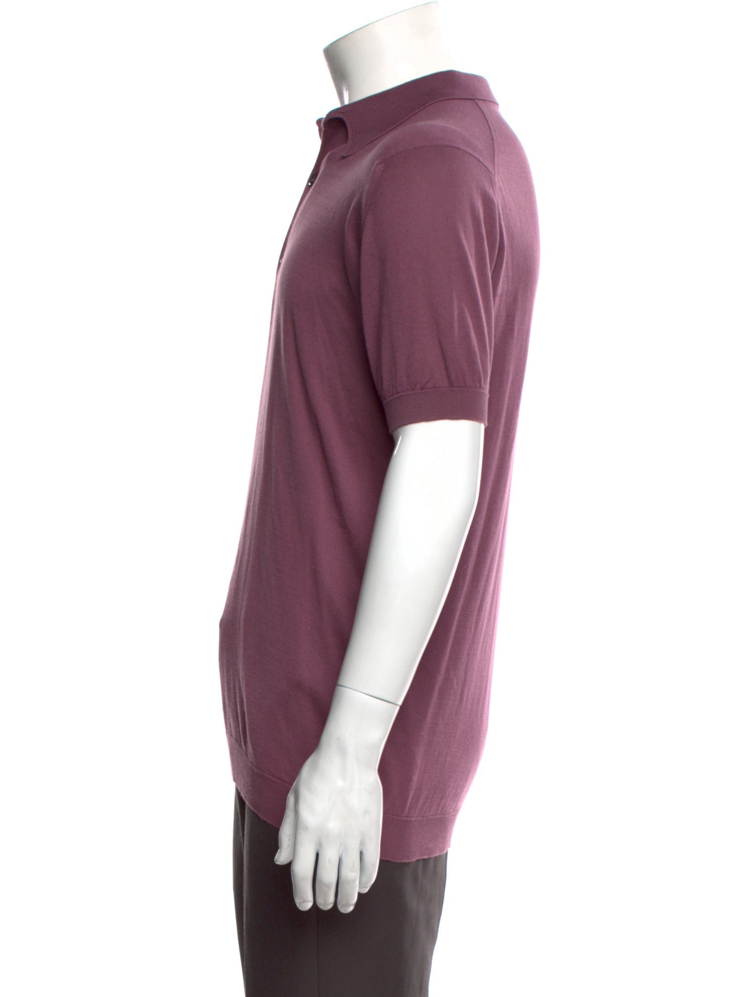 John Smedley Collar Short Sleeve Polo Shirt