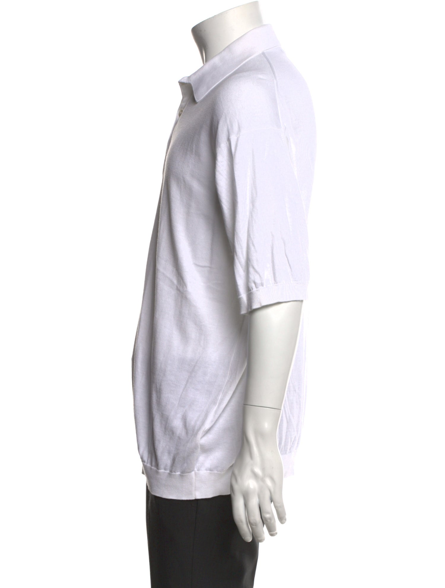 John Smedley Collar Short Sleeve Polo Shirt