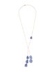 Jacquie Aiche 14K Blue Lace Agate Necklace